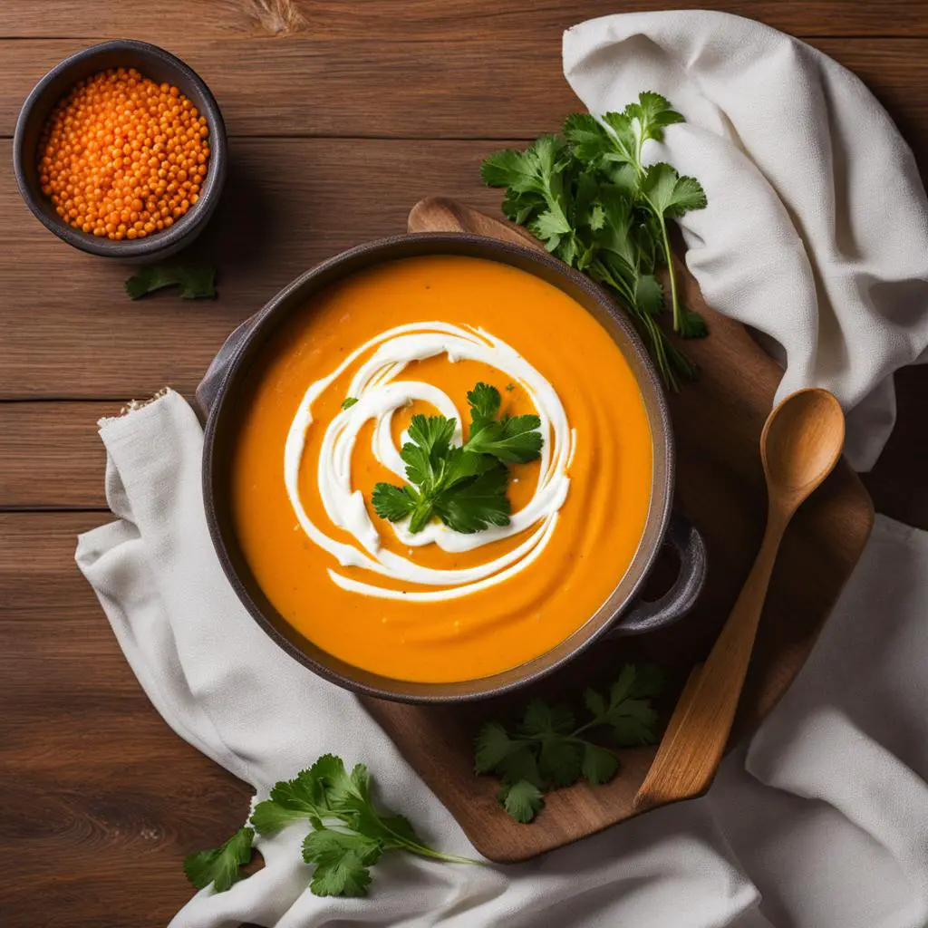 Carrot Chickpea Soup