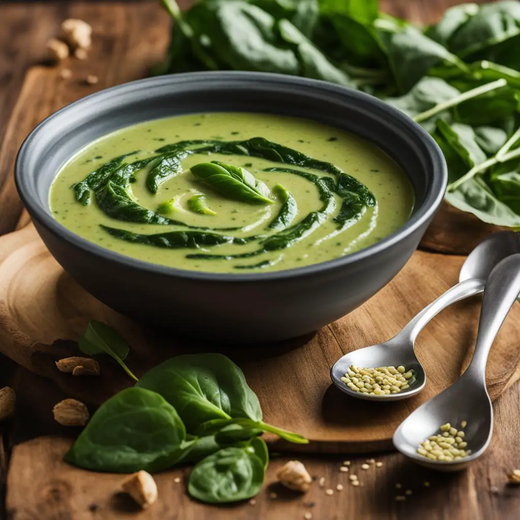 Creamy Vegan Spinach Soup