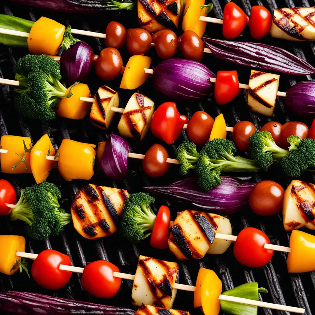 Delicious grilled vegetables