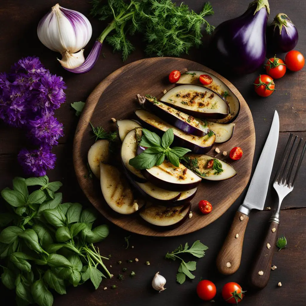 Eggplant Garlic Soup Ingredients