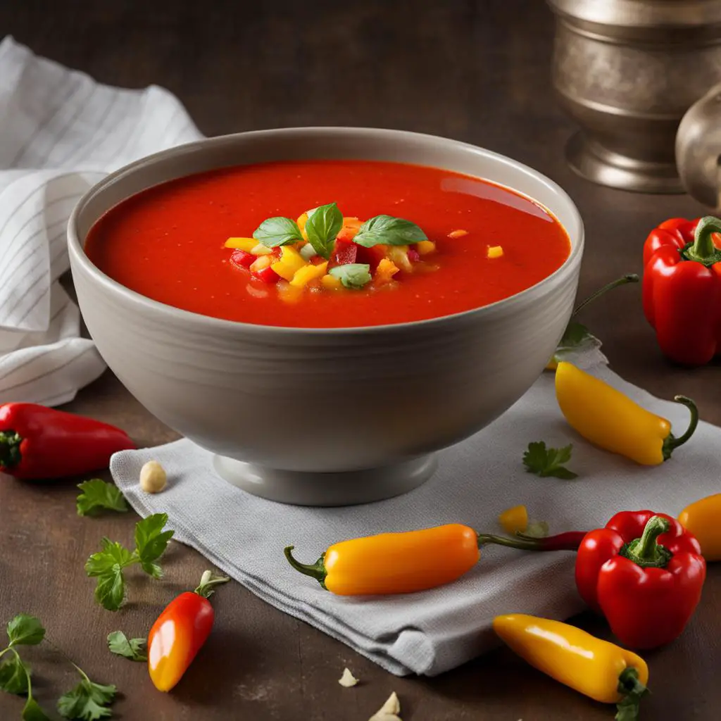 Gazpacho with Bell Peppers