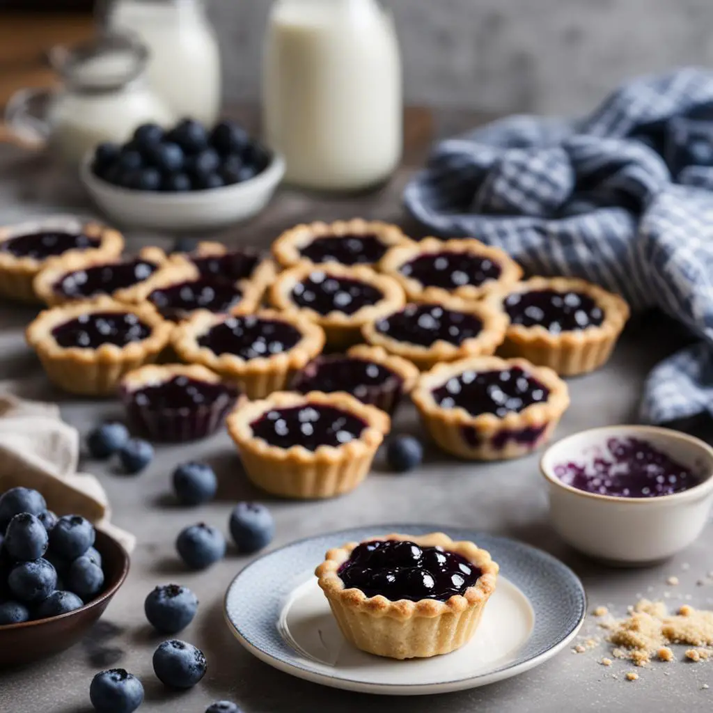 Gluten-Free Mini Blueberry Tarts