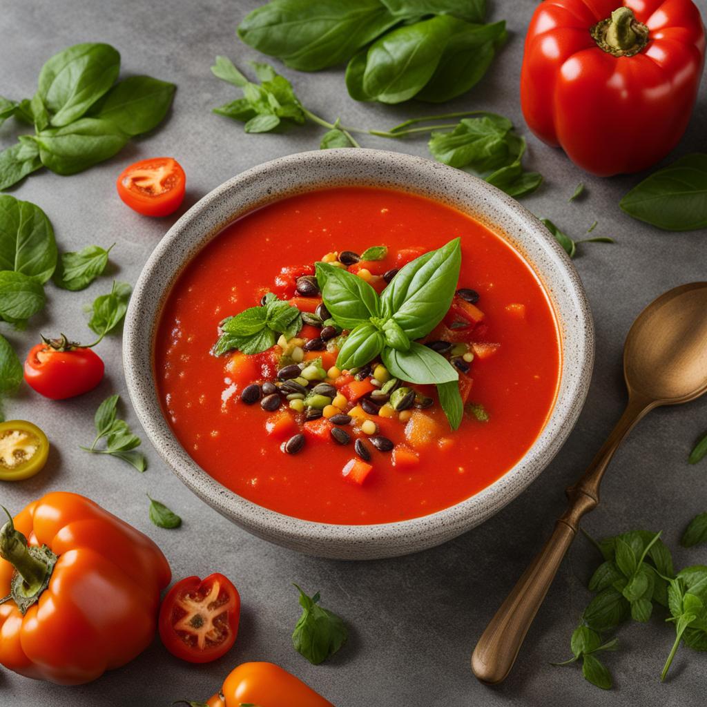 Health benefits of Gazpacho with Bell Peppers