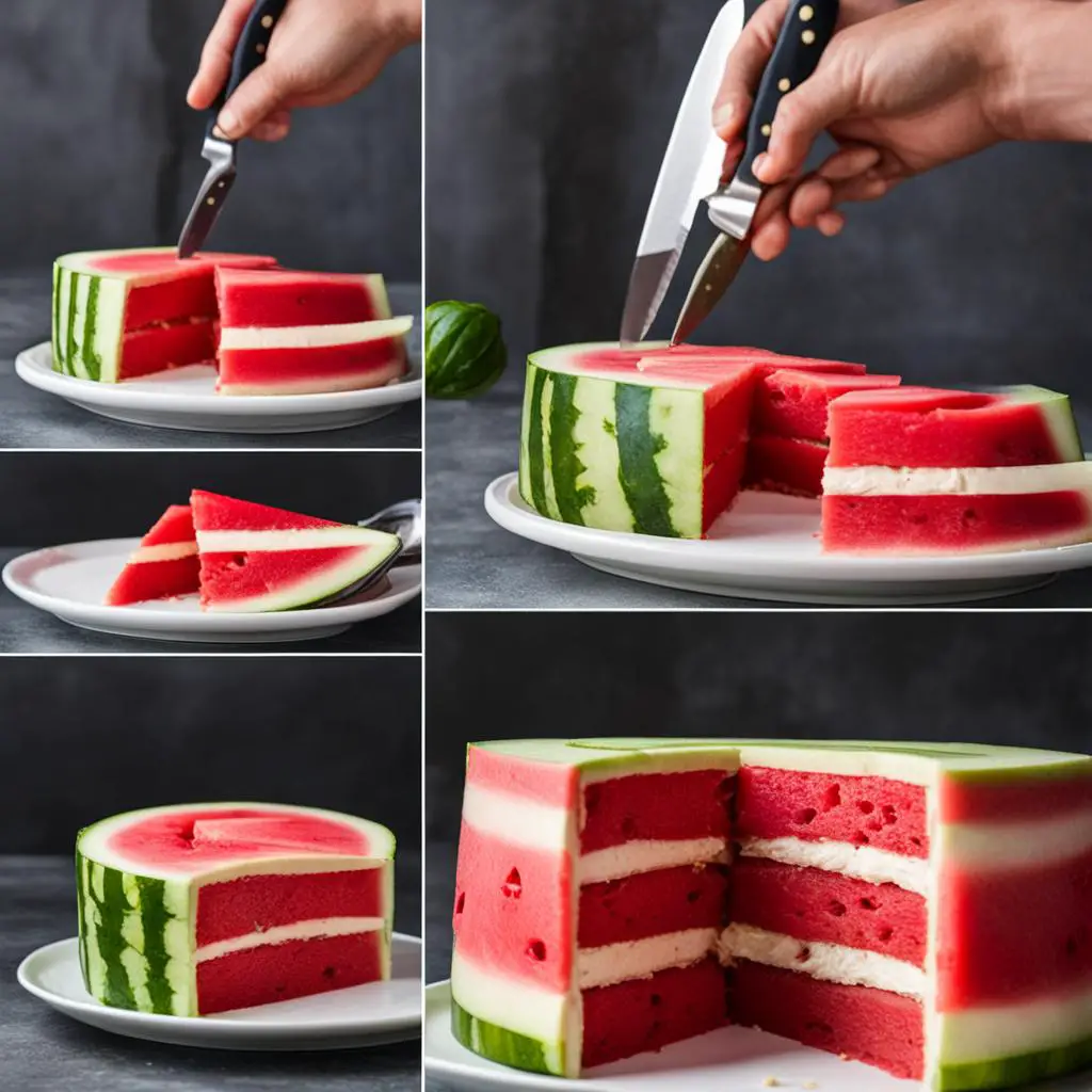 How to Cut a Watermelon Cake
