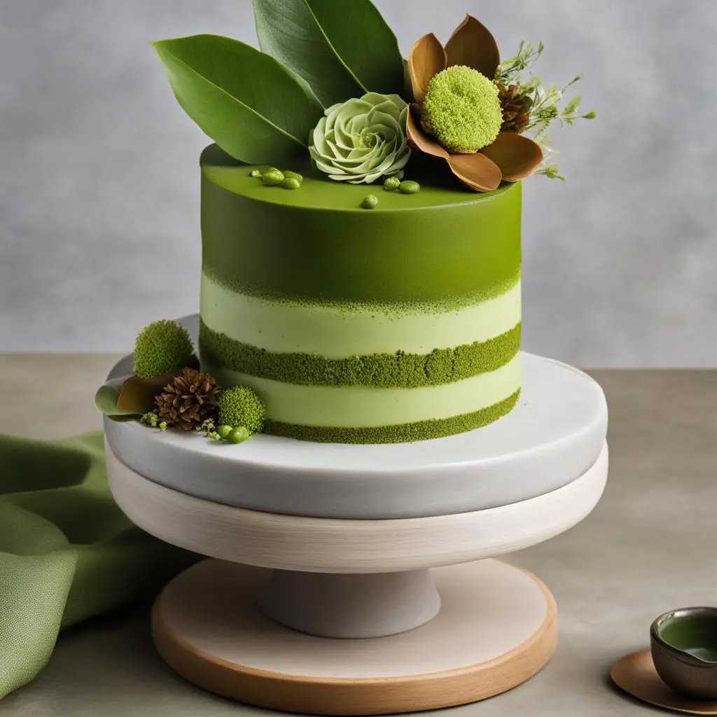 Matcha Green Tea Cake Image