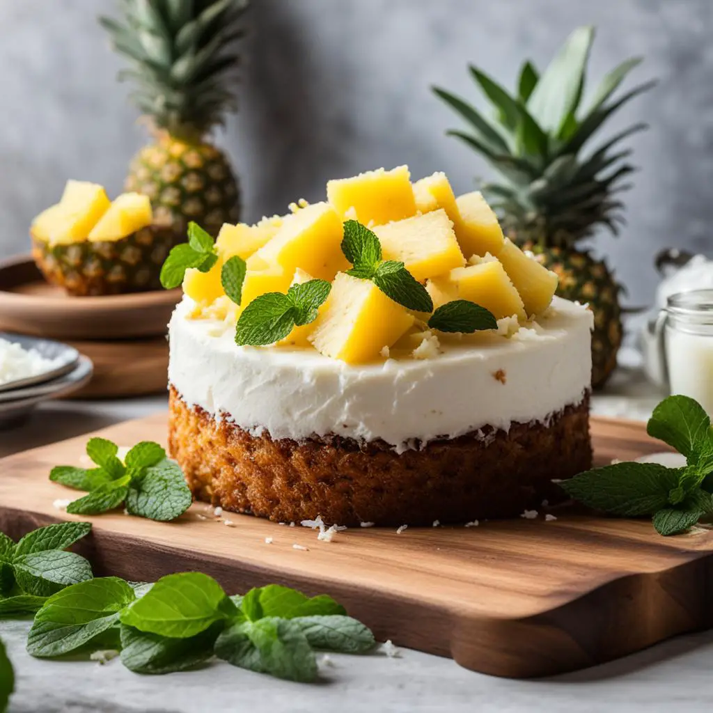 Moist pineapple cake