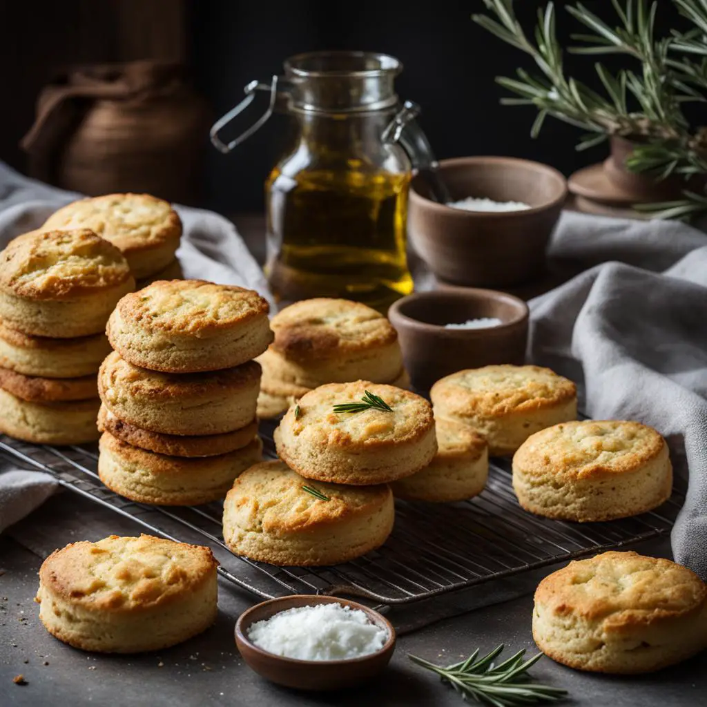 Olive oil biscuits