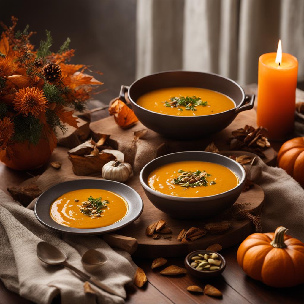 Serving Suggestions for Pumpkin Ginger Soup
