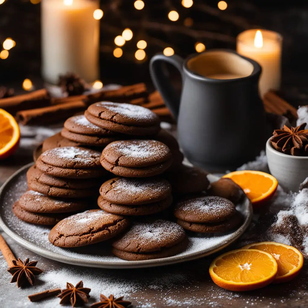 Soft and Chewy Vegan Gingerbread Cookies