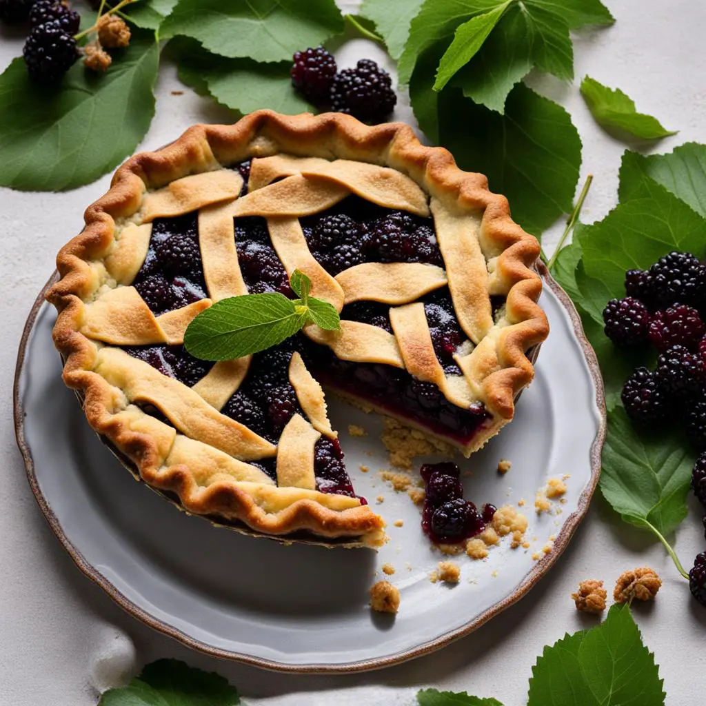 Traditional Mulberry Pie