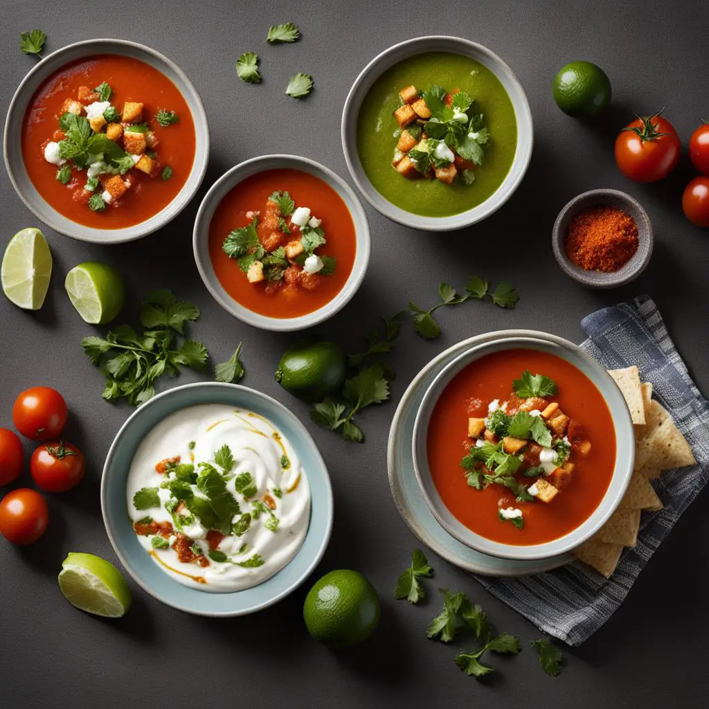Variations of Tomato Cilantro Soup