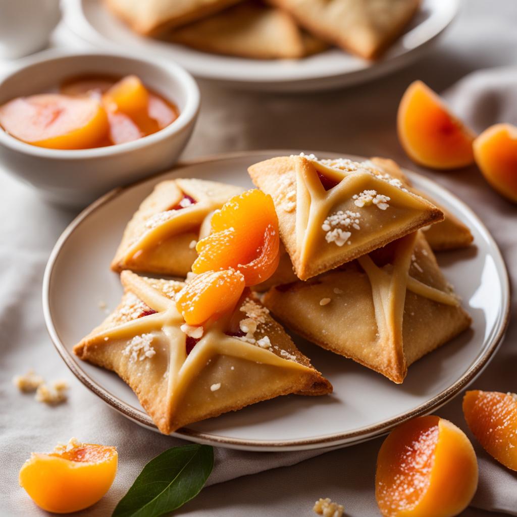 Vegan Apricot Hamantaschen Cookies