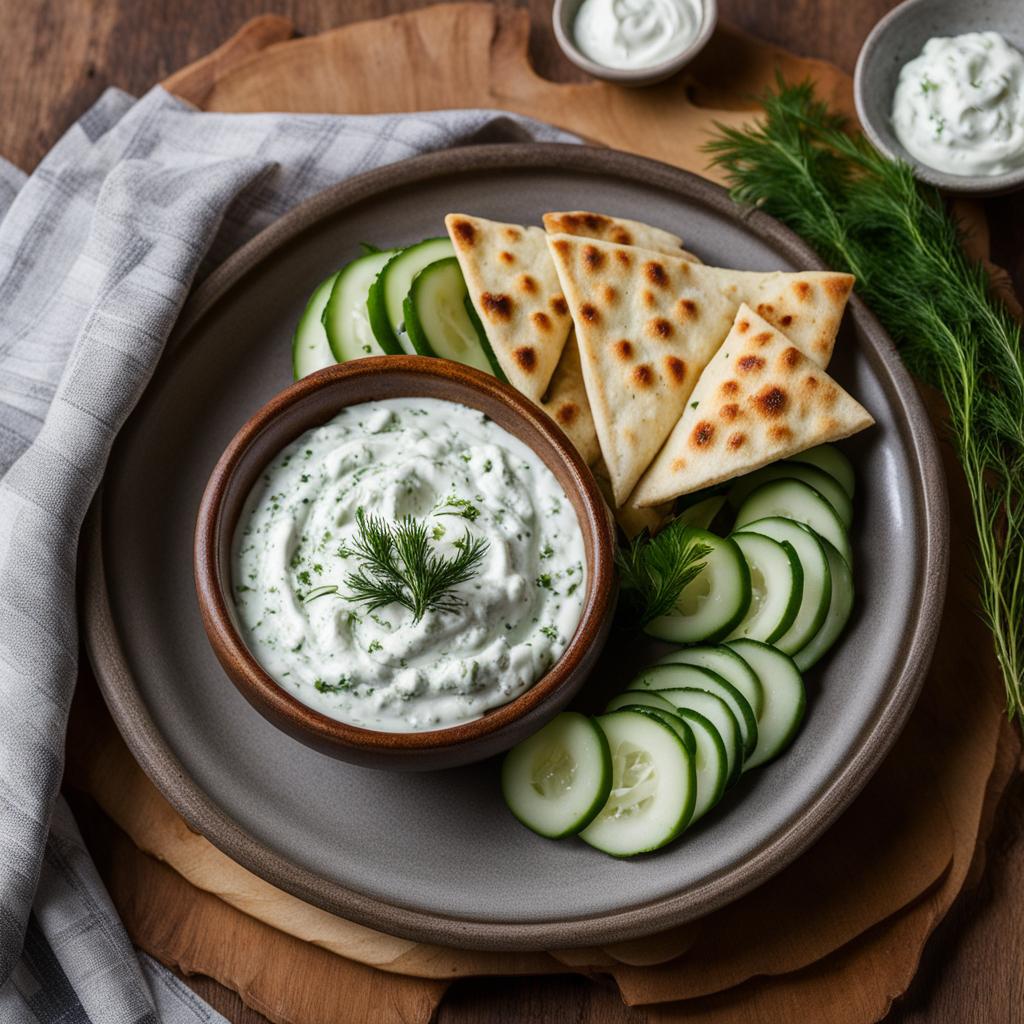 Vegan Tzatziki with Pita – Vegan Recipes | Plant-Based Starters – VeganClue