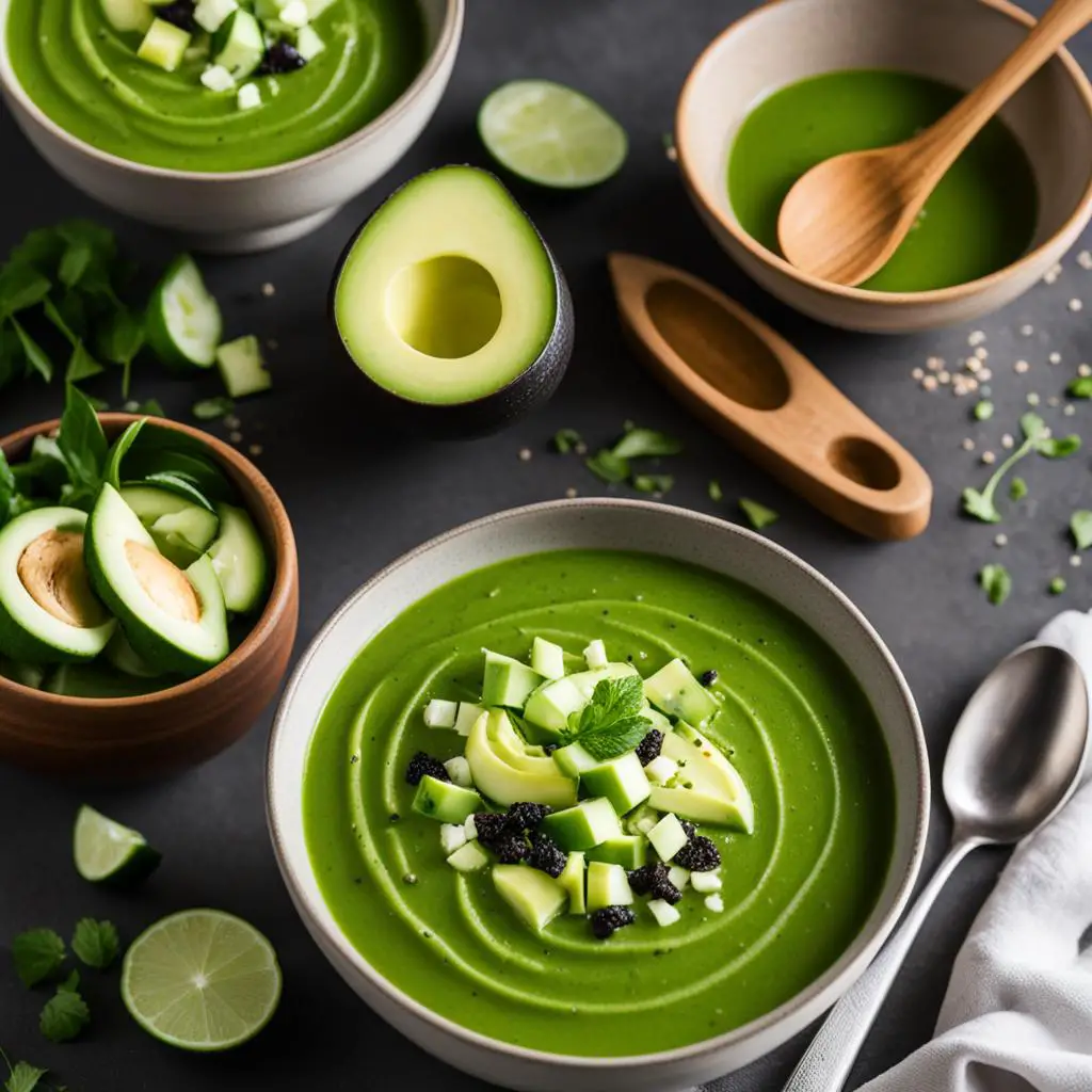 easy avocado cucumber soup