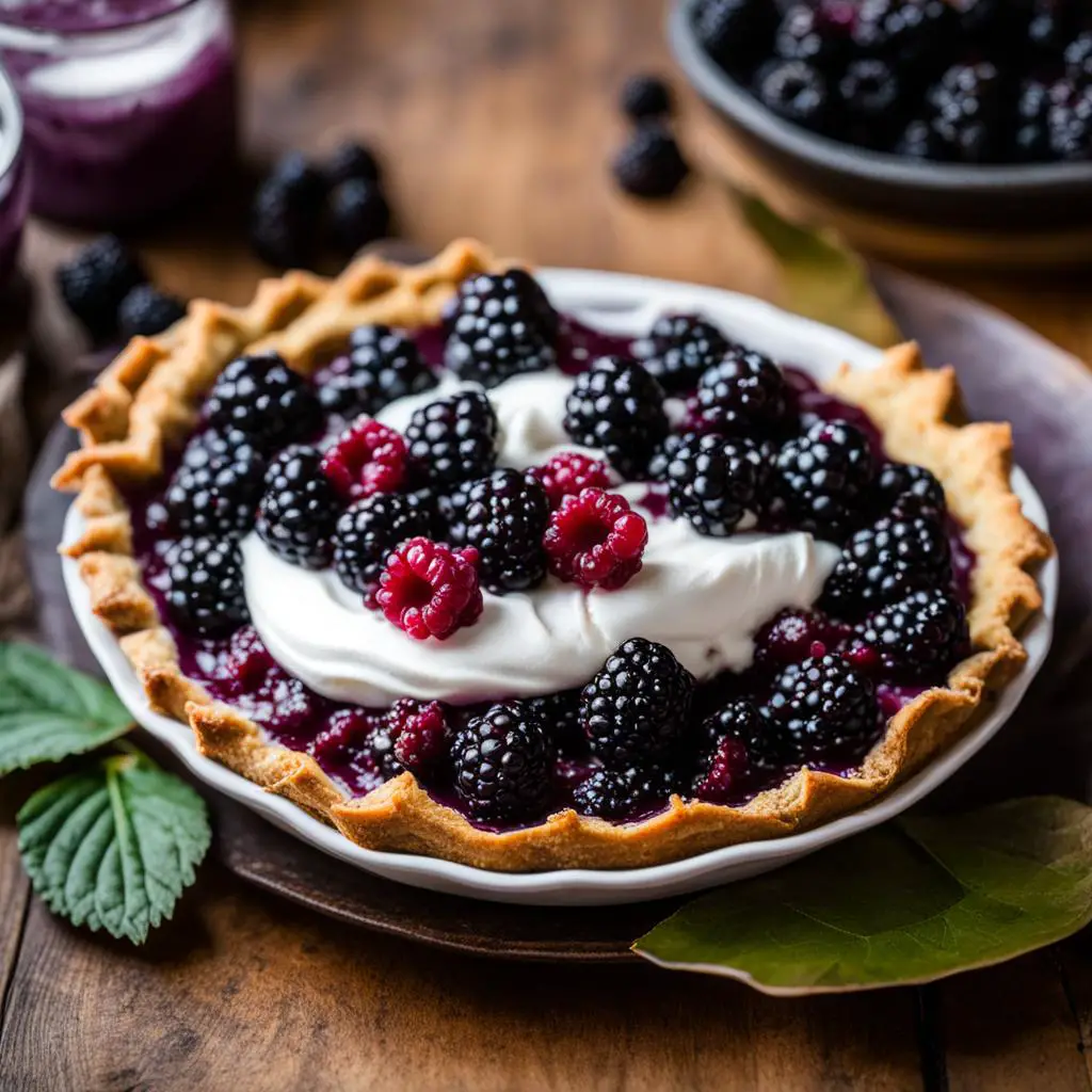 gluten-free blackberry tart