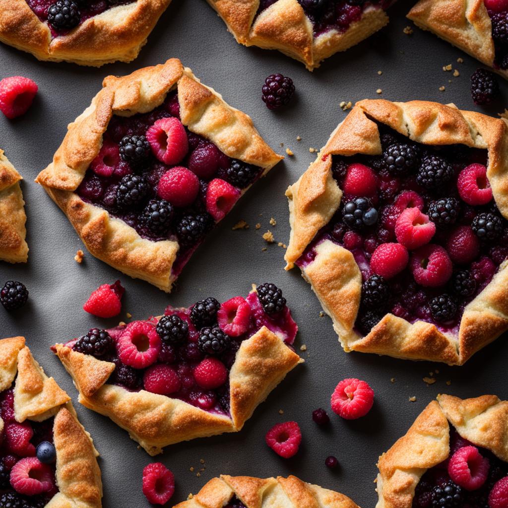 healthy berry galette