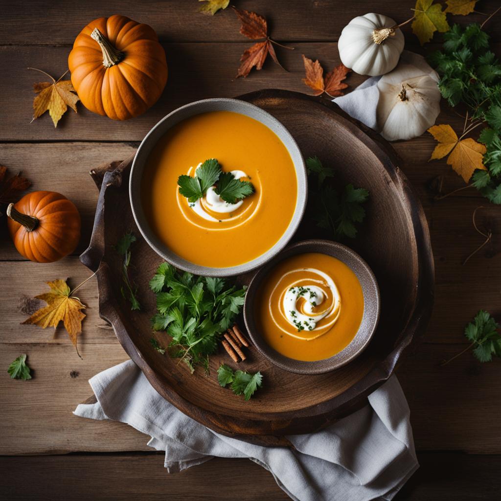healthy pumpkin ginger soup