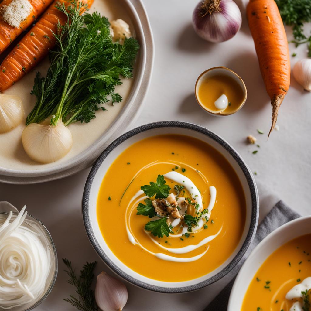 homemade carrot soup