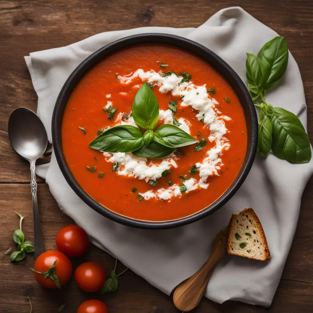 homemade tomato basil soup