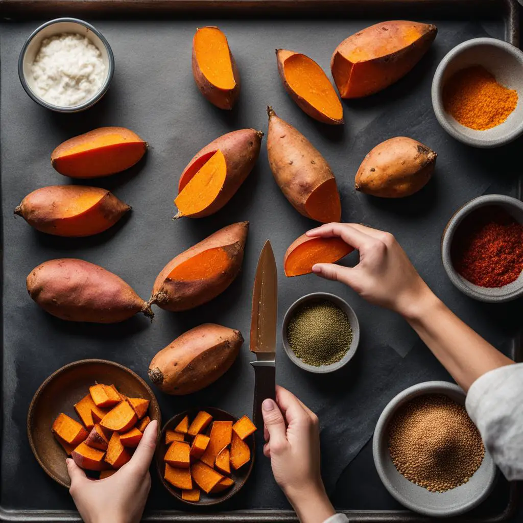 how to make baked sweet potato fries