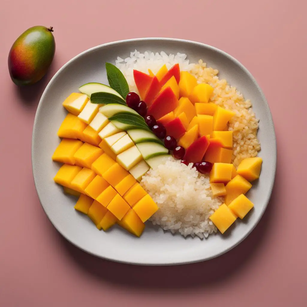nutritional information for mango sticky rice