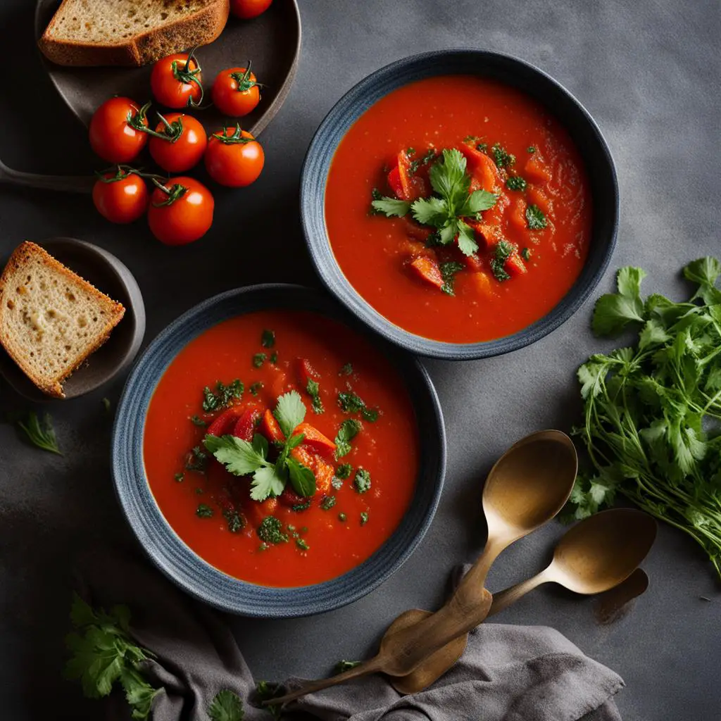 oil-free roasted tomato soup