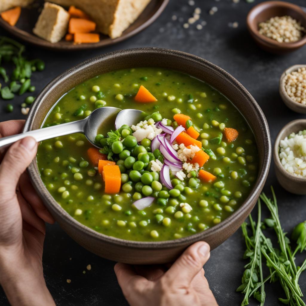 tips for pea barley soup