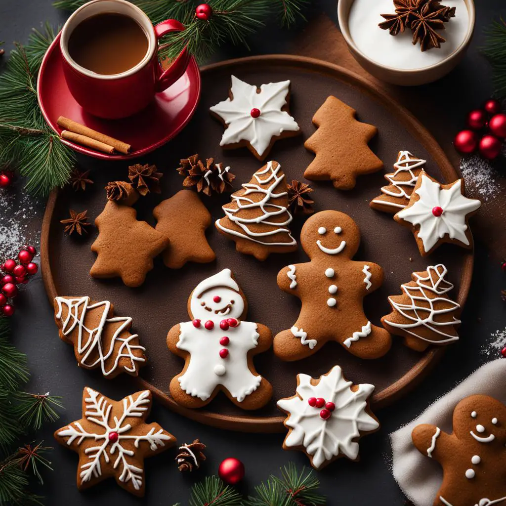 vegan Christmas cookies and gingerbread