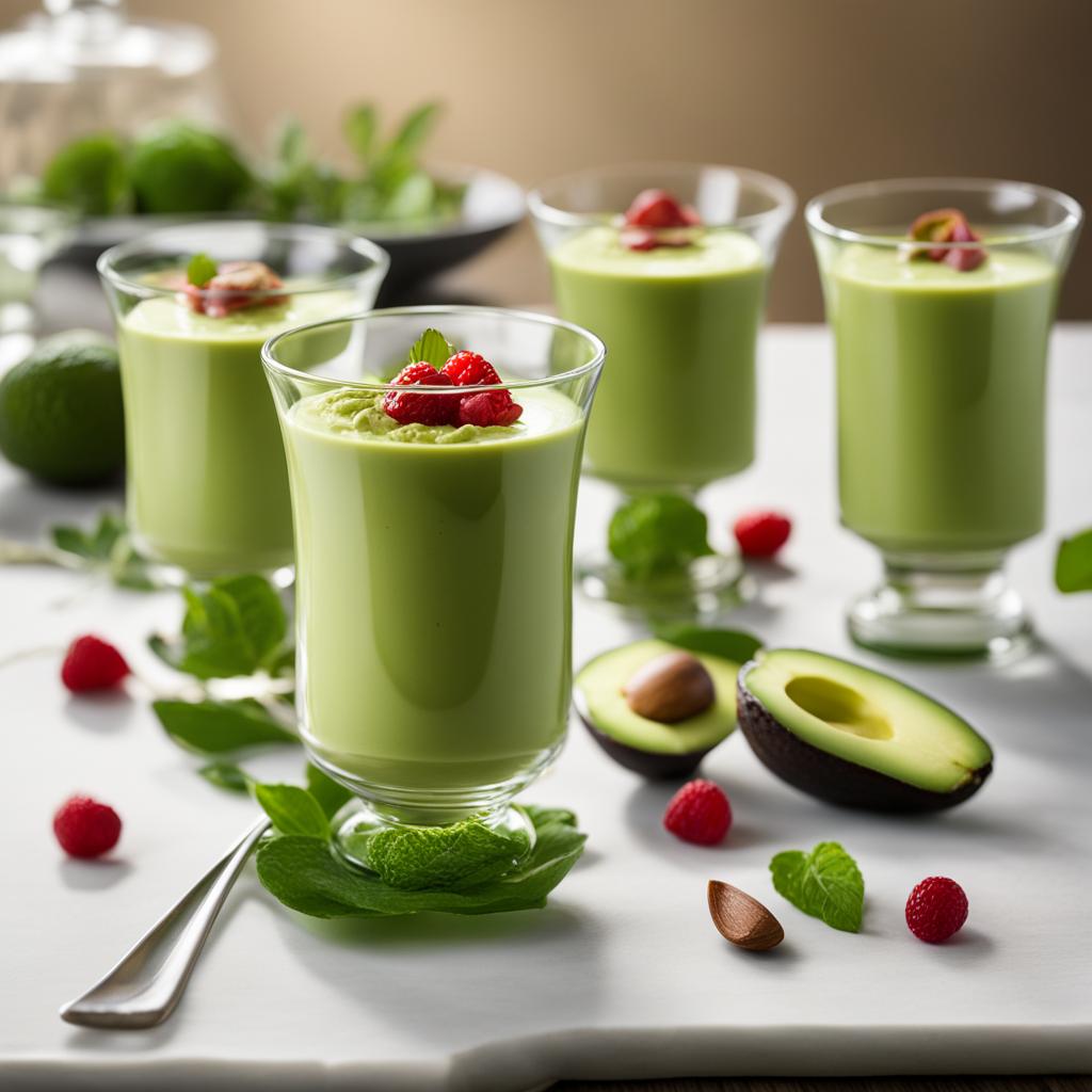 vegan avocado mousse