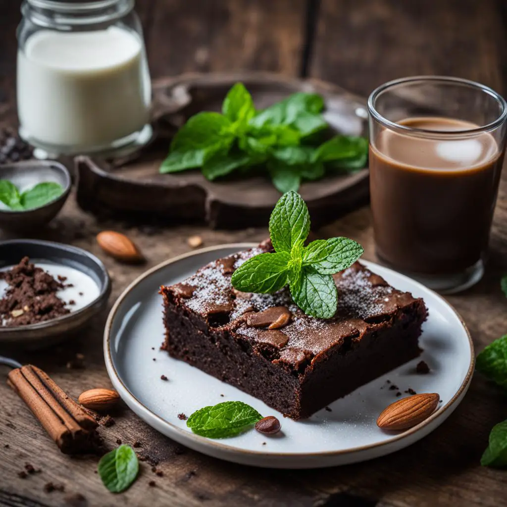 vegan brownies image
