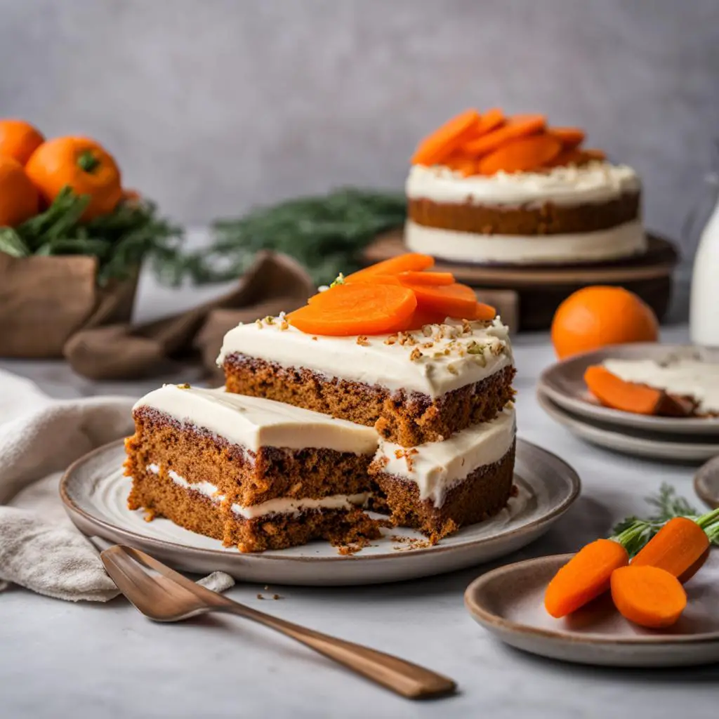 vegan carrot cake image