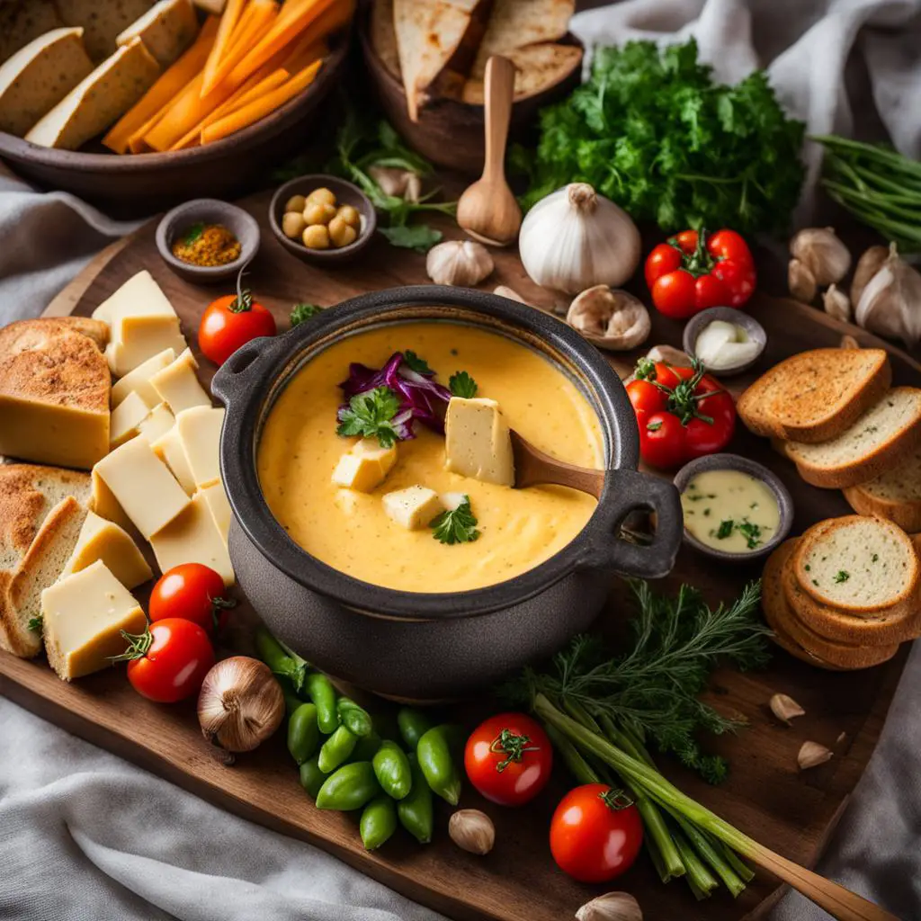 vegan cheese fondue