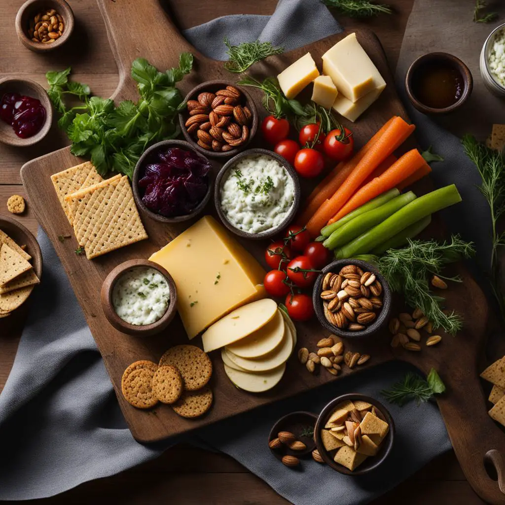 vegan cheese platter