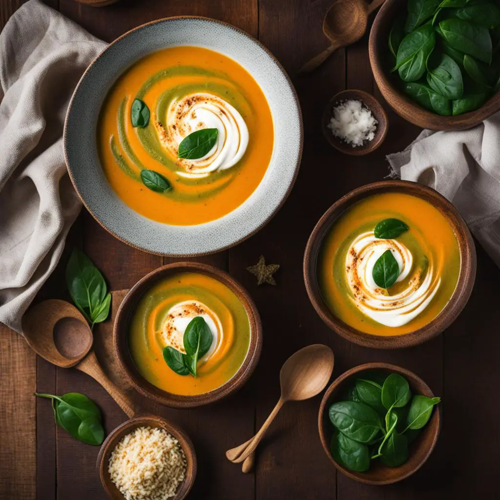 vegan creamy soup image