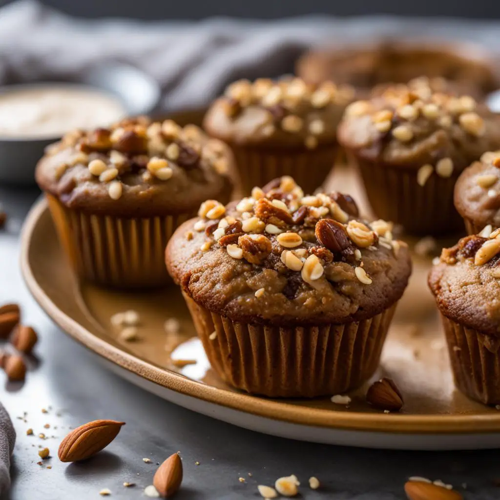 vegan nut butter muffins