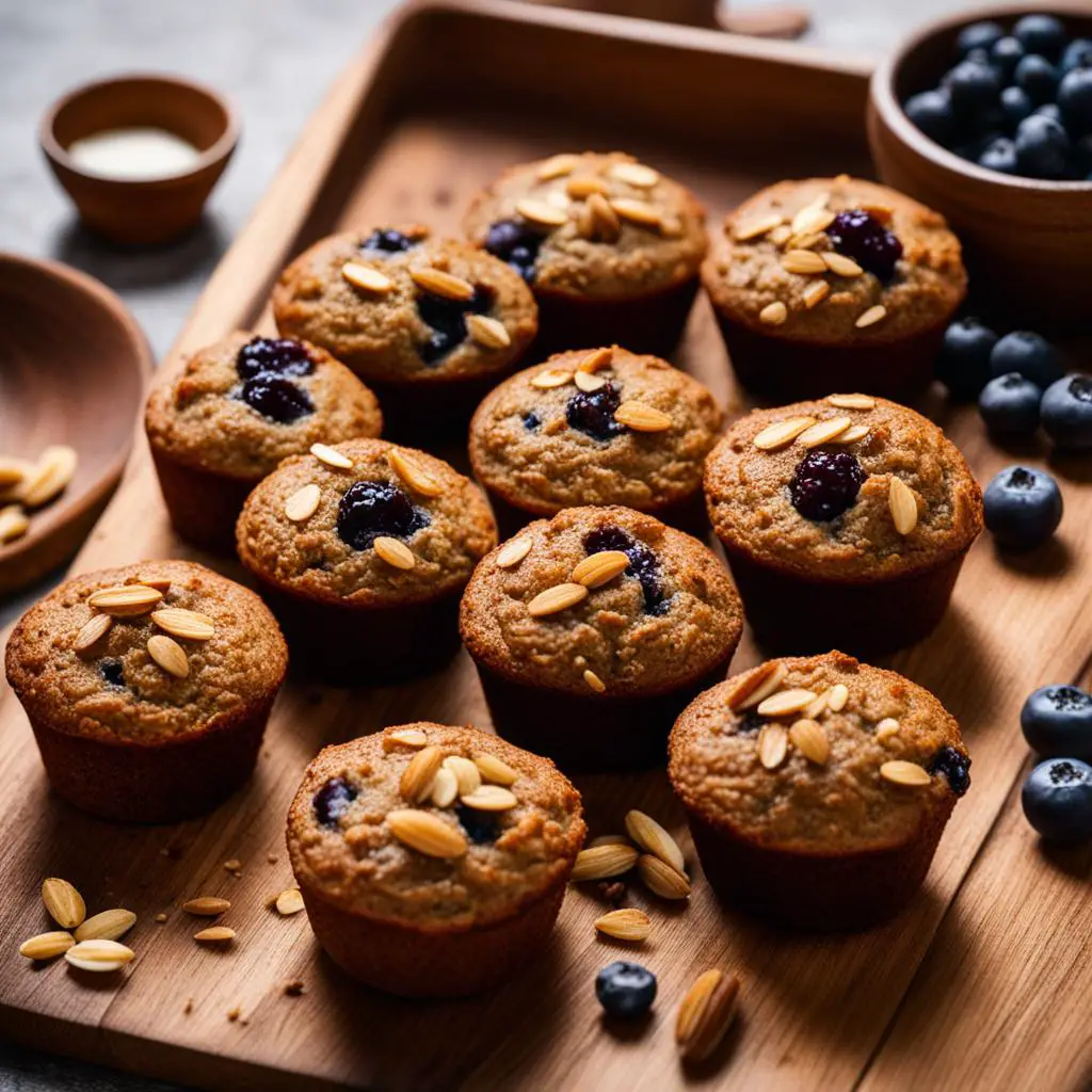 vegan oat bran muffins