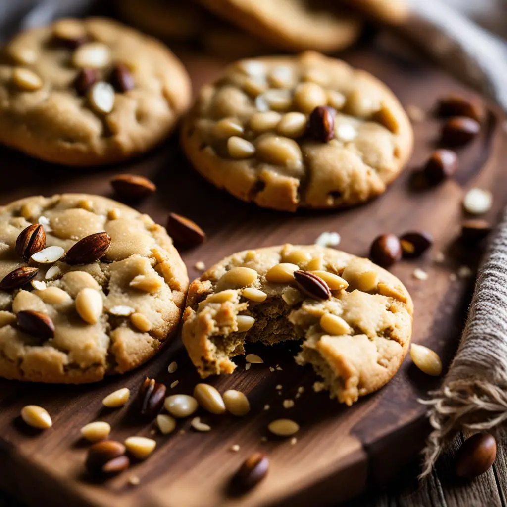 vegan pine nut cookies image