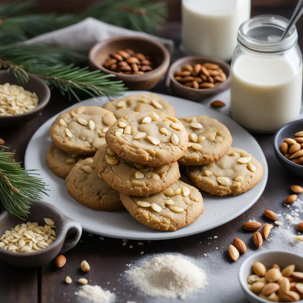 vegan pine nut cookies