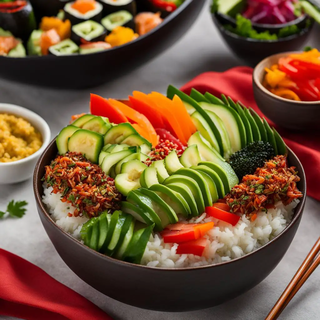 vegan sushi bowl